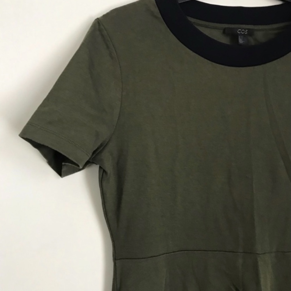 COS | Short Sleeve Crew Cotton Dress
